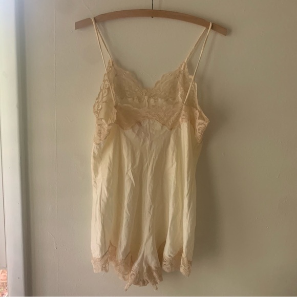 Vintage Lace Romper Slip Lady Lynne - Picture 2 of 6
